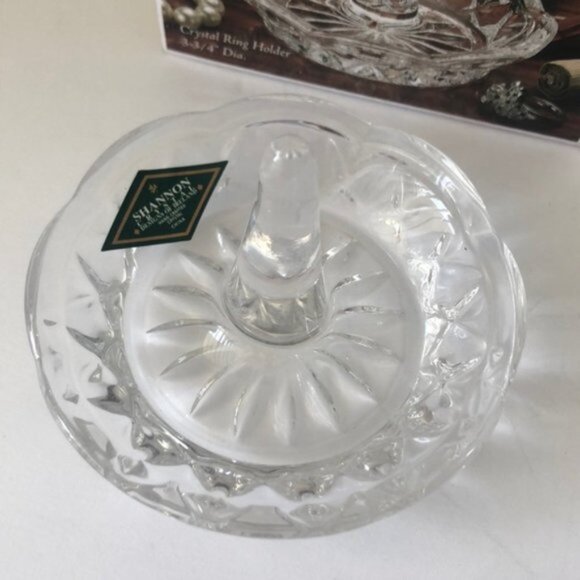 Shannon Crystal Glass Ring Jewelry Holder Display Stand - Picture 6 of 11